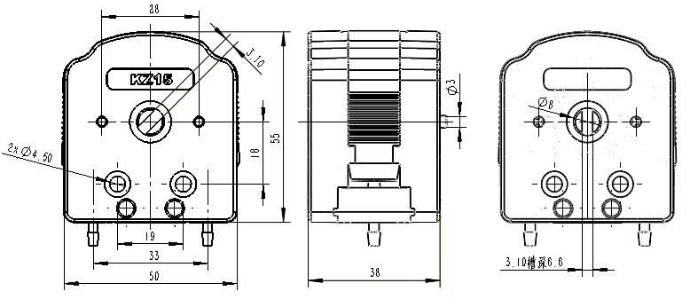 KZ15外(wài)形尺寸圖